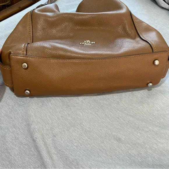 Coach Eddie shoulder bag purse slouch pepplestone - Picture 10 of 14